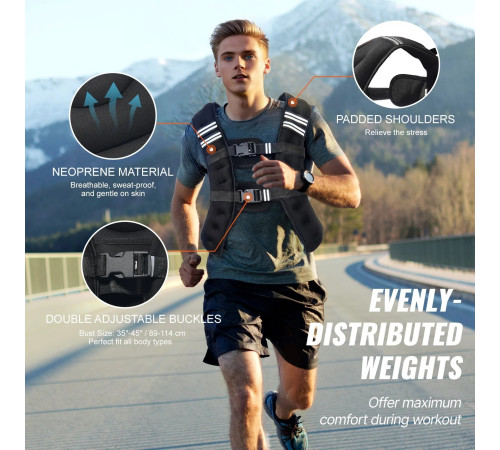 Обтяжувальний жилет VEVOR 9,22 кг