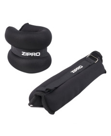 Обтяжувачі для щиколотки та зап'ястя Zipro 1,5 кг (2 шт.), чорний