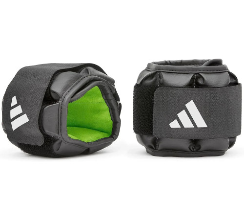 Обважнювачі для щиколотки/зап'ястя Adidas Performance 0.5 кг, чорно-зелений