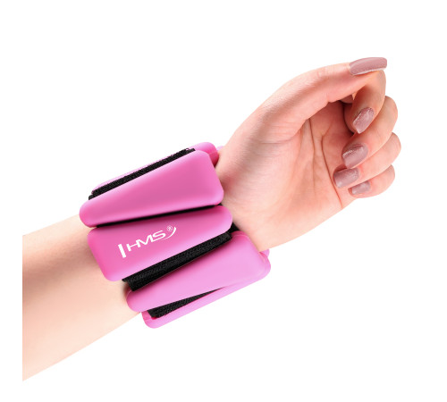 Обважнювачі для рук та ніг HMS SNK01 2 х 0,5 кг, рожеві