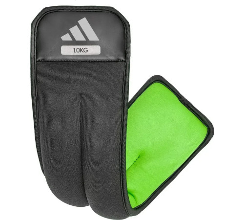 Обважнювачі для щиколотки/зап'ястя Adidas 0,5 кг, чорно-зелений