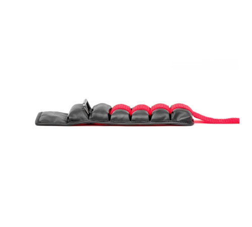 Обважнювачі зап'ястя Reebok Flexlock Wrist Weights 1.0 кг, чорно-червоний
