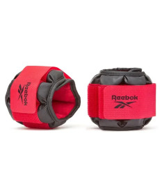 Обважнювачі щиколотки Reebok Flexlock Ankle Weights 0.5 кг, чорно-червоний