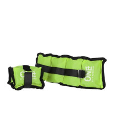 Вагові подушки WW01 2 x 0.7 KG ONE FITNESS - зелені 