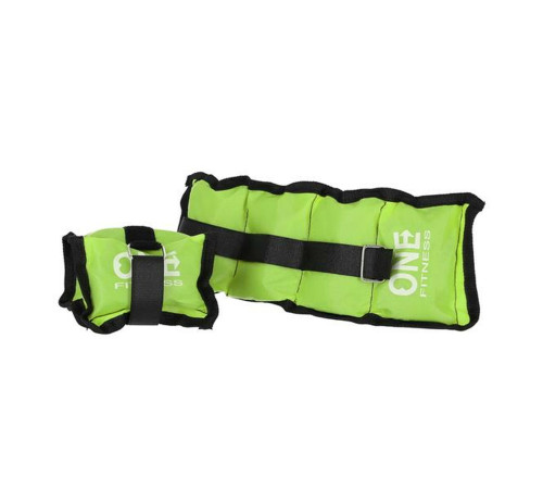 Вагові подушки WW02 2 x 1.5 KG ONE FITNESS - зелені Вагові подушки WW02 2 x 1.5 KG ONE FITNESS - зелені