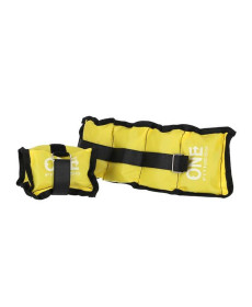 Вагові подушки WW02 2 x 1.5 KG ONE FITNESS - жовті 