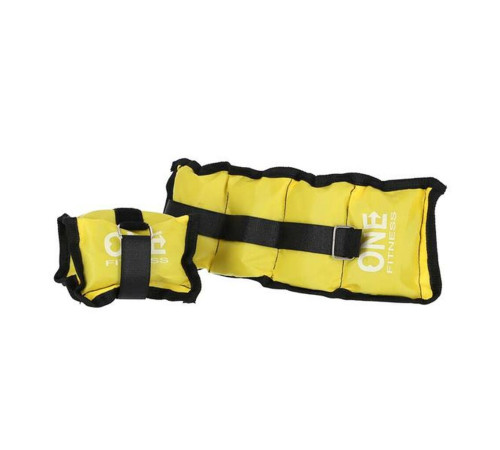 Вагові подушки WW02 2 x 1.5 KG ONE FITNESS - жовті Вагові подушки WW02 2 x 1.5 KG ONE FITNESS - жовті