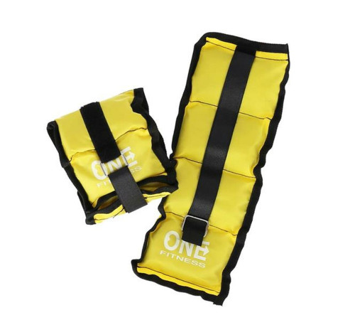 Вагові подушки WW02 2 x 1.5 KG ONE FITNESS - жовті Вагові подушки WW02 2 x 1.5 KG ONE FITNESS - жовті