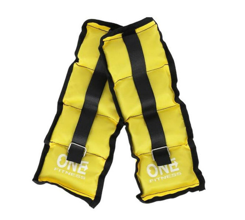 Вагові подушки WW02 2 x 1.5 KG ONE FITNESS - жовті Вагові подушки WW02 2 x 1.5 KG ONE FITNESS - жовті