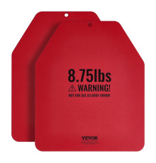 Плити для вагового жилета VEVOR 7,94 кг, червоні