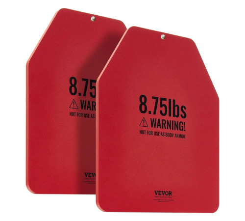 Плити для вагового жилета VEVOR 7,94 кг, червоні