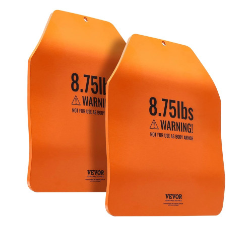 Плити для вагового жилета VEVOR 7,94 кг, оранджеві