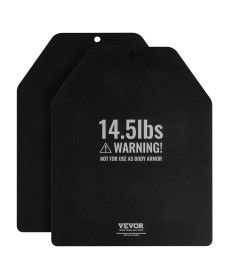 Плити для вагового жилета VEVOR 13,16 кг, чорні