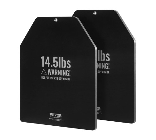 Плити для вагового жилета VEVOR 13,16 кг, чорні
