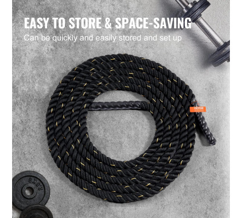 Канат тренувальний VEVOR 38 мм - 9,1 м