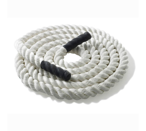 Канат тренувальний для кросфіту 6м Battle Rope White WCG 50х6 Канат тренувальний для кросфіту 6м Battle Rope White WCG 50х6