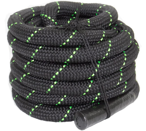 Канат тренувальний для кросфіту 15м Battle Rope WCG 38х15 Канат тренувальний для кросфіту 15м Battle Rope WCG 38х15