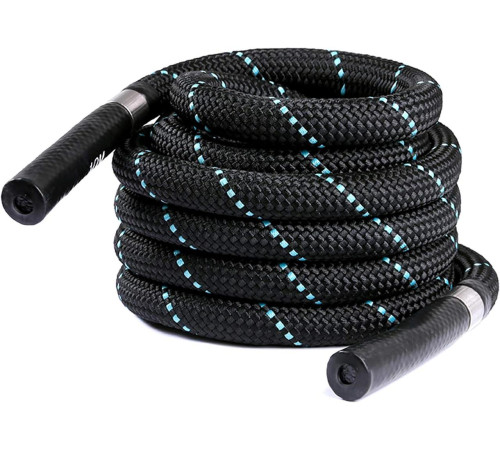 Канат тренувальний для кросфіту 15м Battle Rope WCG 38х15 Канат тренувальний для кросфіту 15м Battle Rope WCG 38х15