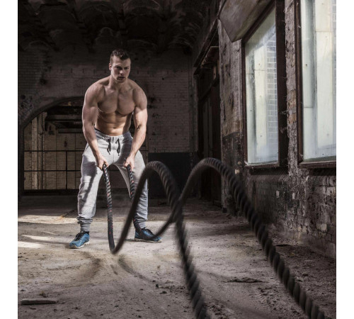 Канат тренувальний TUNTURI BATTLE ROPE 9 м