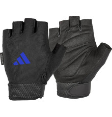Рукавички для тренінгу Adidas Essential Adjustable Gloves розмір S, чорно-сині 