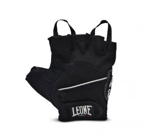 Рукавички для фітнесу Leone Gel Shock S, чорно-білі