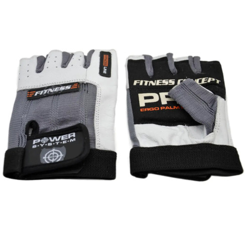 Рукавички для фітнесу Power System PS-2300 Fitness M, сіро-білі