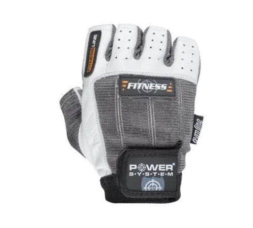 Рукавички для фітнесу Power System PS-2300 Fitness XS, чорно-сірі