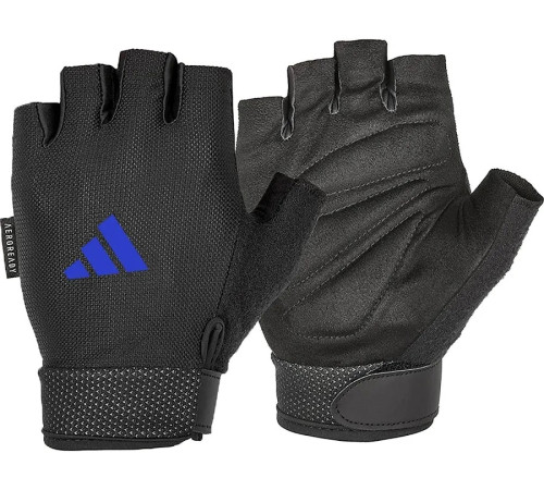 Рукавички для тренінгу Adidas Essential Adjustable Gloves розмір L, чорно-сині