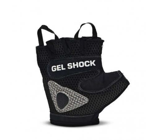 Рукавички для фітнесу Leone Gel Shock L, чорно-білі