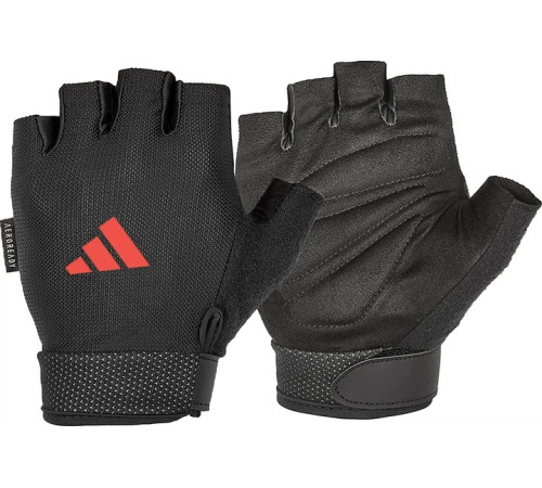 Рукавички для тренінгу Adidas Essential Adjustable Gloves розмір XL, чорно-червоні