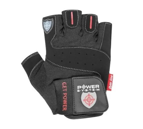 Рукавички для фітнесу Power System PS-2550 Get Power L, чорні