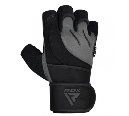 Рукавички для фітнесу RDX L4 Micro M, чорно-сірі