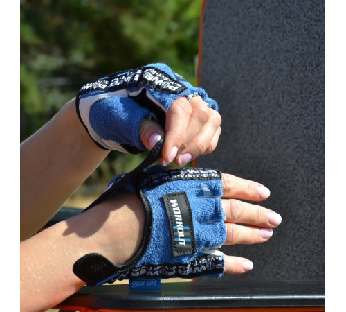 Рукавички для фітнесу Power System PS-2200 Workout S, сині