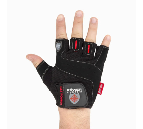 Рукавички для фітнесу Power System PS-2550 Get Power XL, чорні