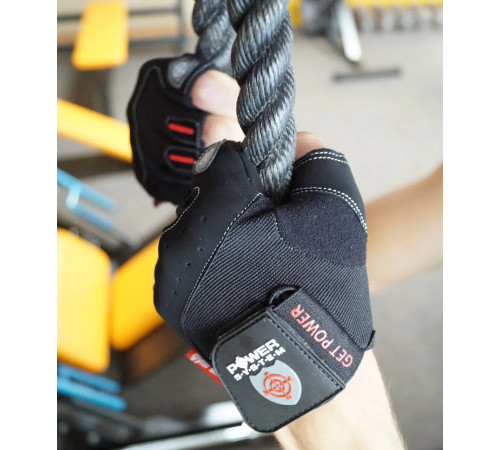 Рукавички для фітнесу Power System PS-2550 Get Power XL, чорні
