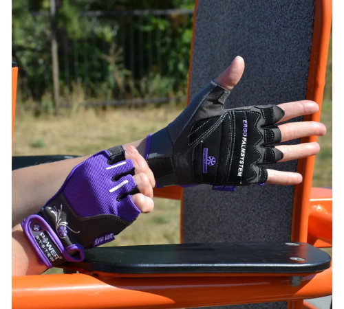 Рукавички для фітнесу жіночі Power System PS-2570 S, фіолетові