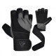 Рукавички для фітнесу RDX L4 Micro XL, чорно-сірі