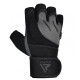 Рукавички для фітнесу RDX L4 Micro XL, чорно-сірі