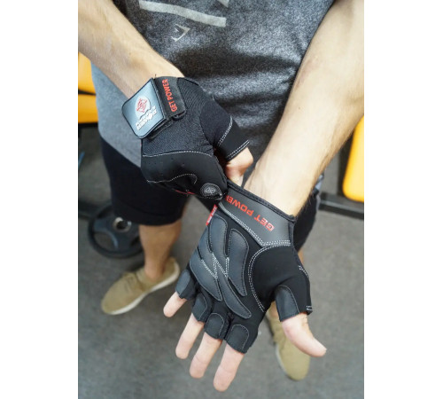 Рукавички для фітнесу Power System PS-2550 Get Power XXL, чорні