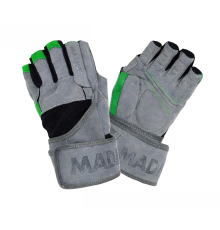 Рукавички для фітнесу MadMax MFG-860 Wild розмір M, сіро-зелений