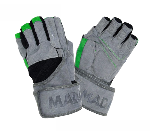 Рукавички для фітнесу MadMax MFG-860 Wild розмір M, сіро-зелений