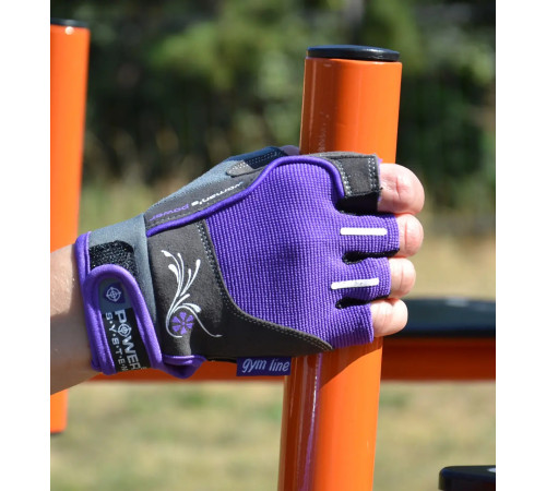 Рукавички для фітнесу жіночі Power System PS-2570 XS, фіолетові