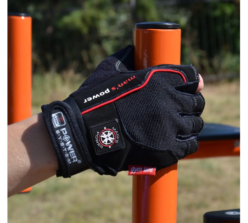 Рукавички для фітнесу чоловічі Power System PS-2580 XL, чорні