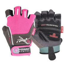 Рукавички для фітнесу жіночі Power System PS-2570 S, рожеві