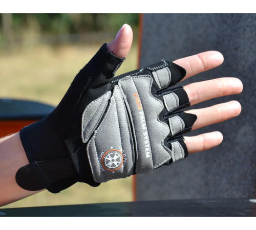 Рукавички для фітнесу чоловічі Power System PS-2580 M, чорно-сірі