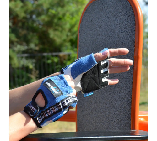 Рукавички для фітнесу Power System PS-2200 Workout XS, сині