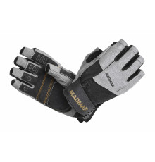 Рукавички для фітнесу MadMax MFG-871 Damasteel розмір L, сіро-чорні