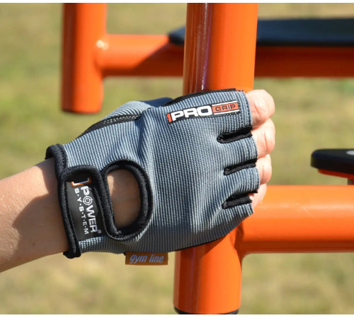 Рукавички для фітнесу Power System PS-2250 Pro Grip XS, сірі
