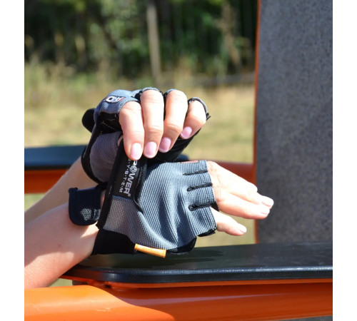 Рукавички для фітнесу Power System PS-2250 Pro Grip M, сірі