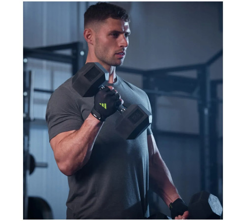 Рукавички для тренінгу Adidas Essential Training Gloves розмір XS, чорно-зелені